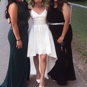 Macy’s white prom dress